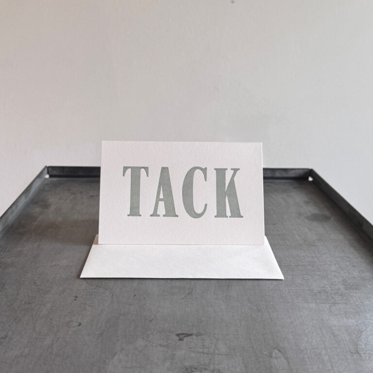 Gammelhuset kort - Tack